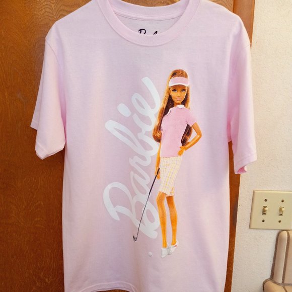 Barbie Other - New Golf Barbie Pink Graphic T Shirt